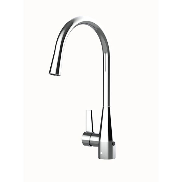 Memo Sia Sensor Gooseneck Sink Mixer Tap Dual Function LH Lever Chrome