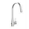 Memo Sia Sensor Gooseneck Sink Mixer Tap Dual Function RH Lever Brushed Chrome