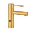 Mizu Drift Dual Function Sensor Basin Mixer Brushed Gold